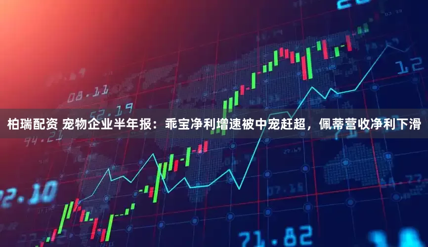 柏瑞配资 宠物企业半年报：乖宝净利增速被中宠赶超，佩蒂营收净利下滑