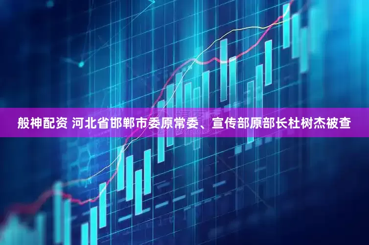 般神配资 河北省邯郸市委原常委、宣传部原部长杜树杰被查